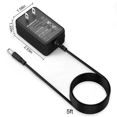 Replacement AC Adapter For Karaoke USA GF842 Karaoke Machine Power Supply Battery Charger with measurements