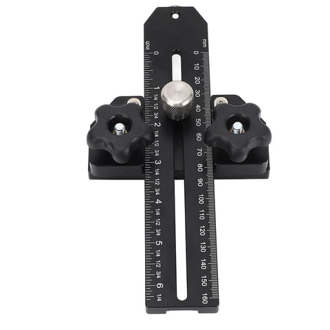 Thin Rip Jig For Table Saw With Pro Grade Aluminum Alloy Construction, T Track Slider, Dual Scale In English And Metric