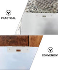 10 Pc Vertical Blind Repair Tabs Heavy Duty Metal Vane Savers Universal Fit shown on surfaces demonstrating practical use