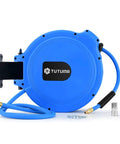 Grab This Heavy Duty Retractable Air Hose Reel With 50 Feet Of 3 8 Inch Hose Perfect For Air Compressors Features Wall Mount Swivel