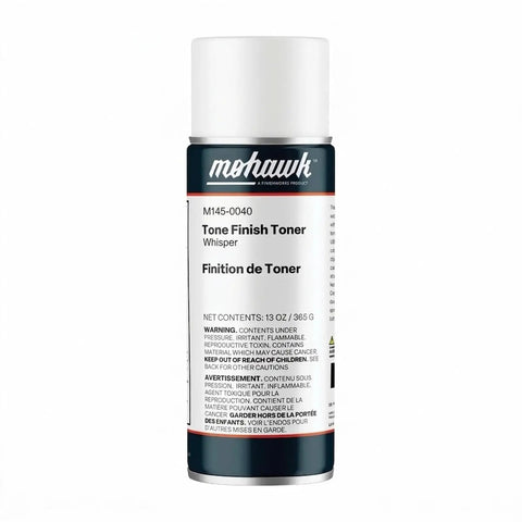 Life Saving Wood Repair Touch Up Kit Stain And Seal Aerosol Duo Killer Hue Match For Scratched Floors And Furniture Instant Satin Finish Bundle Easy Peasy Application For Weekend Warriors And Real Pros Who Crave Zero Fuss Results - Mohawk Whisper Tone Finish Toner in aerosol can.