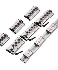 Dual Axis Roller Linear Guide Rail Kit SGR10E 620mm long shaft rail with two SGB10EUU-5 bearing blocks silver compact motion guide