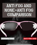 Super Flexible Lightweight Anti Fog Wrap Around Safety Glasses With Scratch Resistant Lenses ANSI Z87.1 No Sweat Soft Touch Comfort comparison