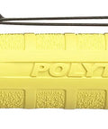 PolyTac X 600 Lumen Tactical LED Flashlight With Ten-Tap Programmable Modes, 11,485 Candela, Yellow Finish, side view