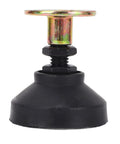 Adjustable Furniture Risers Set Of 4, Heavy Duty 400kg Load Bearing Nonslip Leveling Feet For Sofas Tables Chairs And Shelves, Easy Height Adjustment, Reduces Wobble Noise And Vibration On Uneven Floors, black adjustable leveling foot