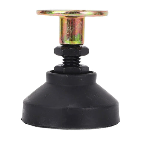 Adjustable Furniture Risers Set Of 4, Heavy Duty 400kg Load Bearing Nonslip Leveling Feet For Sofas Tables Chairs And Shelves, Easy Height Adjustment, Reduces Wobble Noise And Vibration On Uneven Floors, black adjustable leveling foot