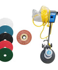 Industrial 20 Inch Floor Buffer Machine Complete Cleaning Bundle With Pad Driver And Starter Pads For Heavy Duty Commercial Floors
