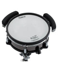 BT-1 Pod Trigger Pad For V Pads And Acoustic Drums, curved mount visible on drum, works with V Drums Modules and SPD Series