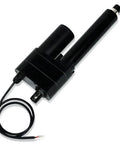 12V Beefy High Force Linear Actuator 6 Inch Stroke with 850 Lb Push Pull, IP65 Rated Heavy Duty Industrial Actuator, side view