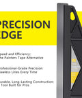 12 Inch Paint Edger and Guard Stainless Steel Straight Edge Tool for Walls and Ceilings, No Tape Alternative side view