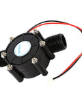 10W High Power Mini Water Turbine Hydroelectric Generator for On The Go Charging Portable Micro Hydropower Device with wiring
