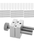 Precision Mini Vise Aluminum Alloy Workholding Tool With Stable Nonmarring Grip, includes adjustable jaws and essential accessories.