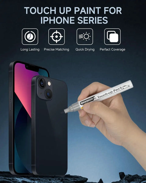 SP83 Touch Up Paint For iPhone 14 And 14 Plus Scratch Repair Pen With Replacement Tip Quick And Easy Frame Fix For Minor Scratches