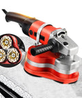 Premium Electric Angle Floor Grinder With Badass Adjustable Handle And Six Speed Gears for crushing concrete with aluminum head.