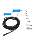 Heavy Duty Drain Snake Auger Handles Tough Sink Blockages No Sweat Yanks Hair And Grease Clogs Out Fast 3 Meter Flexible Alloy Steel Plumbing Tool components.