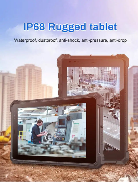 Handle any grueling shift with this rugged 10.1 inch Windows 11 Pro tablet boasting IP68 waterproof durability.