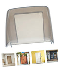 Zero Sweat This Built Like A Tank 2 Piece Charging Station Cover, grey heavy duty plastic, shield for outdoor socket box.