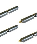 6 Inch Weld On Bullet Hinge With Steel Body And Pin Brass Bushing Grease Zerk Fitting Heavy Duty Construction For Gates BBQ Smokers Tailgates And Automotive Applications Model 49753, side view