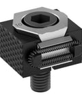 Precision Machinist Vise With M6 M8 M10 M12 Clamping For CNC Multi-Station Batch Work, 440C steel clamping component detail.