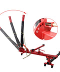 Heavy Duty 10 Ton Auto Body Frame Straightener and Frame Puller for Car Repair Pro Grade Hydraulic Frame Straightening Tool with close-up of spring mechanism