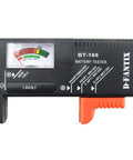 Compact Universal Battery Tester For AA AAA C D 9V And Button Cell Batteries BT 168 with color gauge