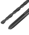 Pro Grade Tap And Drill Bit Set For DIY Projects Includes Two 8 40 UN Taps And Two 3 5mm Drill Bits In Black Oxide HSS 6542 High Speed Steel