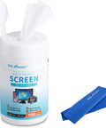 Premoistened Screen Cleaning Wipes For Electronics And Devices No Mess Easy Cleanup Perfect For Monitors Laptops TVs Phones