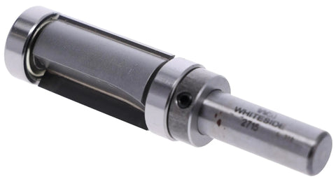 Carbide Tipped Combination Flush Trim Router Bit 7/8 Inch Diameter, 1-1/2 Inch Cutting Length, 1/2 Inch Shank, close-up view