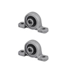 Two KP08 pillow bearing blocks from 100mm T8 Lead Screw Nut Set With Brass Nut, 2 KP08 Pillow Bearing Blocks And 8x8mm Coupler