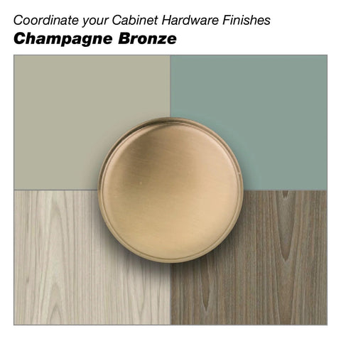 Color samples for Armadale Collection Champagne Bronze Modern Rectangular Cabinet And Drawer Pull Handle Center To Center 96 mm