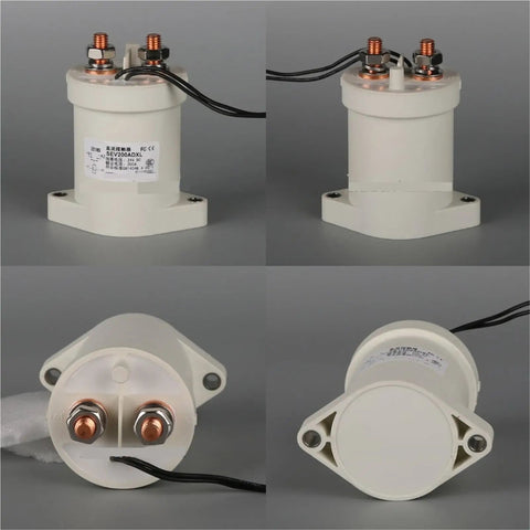 Straight Up Reliable Dc Contactor Power Relay Switch For Ev Chargers And High Voltage Charging Stations, 110 Volt controller from multiple angles.