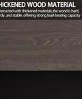 Heavy Duty Floor Standing Bookshelf And File Cabinet Pairing warm wood tones with dark steel, showcasing thickened wood material for stability.