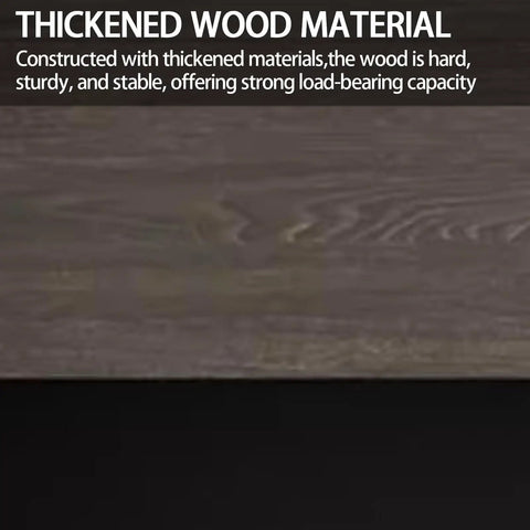 Heavy Duty Floor Standing Bookshelf And File Cabinet Pairing warm wood tones with dark steel, showcasing thickened wood material for stability.