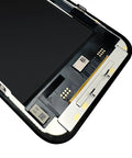 Close-up of IPhone 15 Pro Max 6.7 Inch Screen Replacement Kit With 3D Touch Digitizer Assembly showing connectors and components.