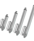 Heavy Hitting 24 Volt Linear Actuator Featuring IP65 Weatherproof Shell And Quiet Auto Limit Switches For Zero Fuss Home Projects And Classic Car Mods Boasting A Long Seven Hundred Millimeter Throw And Gritty 3000 Newton Lift in various sizes.