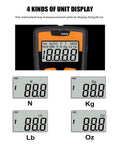 Force Gauge Tension Tester With 100N And 500N Capacity A Must Have Tool For Compression And Tension Four Units Newton Kilogram Pound Ounce Adjustable Acceleration For Precise Testing, 4-unit display