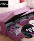 Bench Seat Hinges And Lift Spring Set For Bed Boxes And Chests, Pull Down Storage Lids, Galvanized Steel in sofa