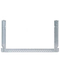Genuine OEM Mounting Plate Assembly For Microwave Ovens Replacement Wall Mount Hardware, metal bracket, front view.