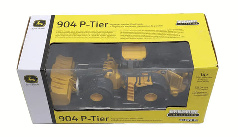 Boxed One Fifty Scale Die Cast 904 P Tier Wheel Loader Prestige Collection Toy with packaging details