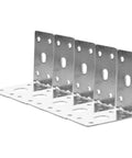 Heavy Duty 5 Pack L Angle Brackets 90 Degree Iron Corner Braces for Shelves and Home Repair Projects Durable Shelf Support Brackets