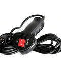 3 Pin Male Plug Electric Winch Remote Controller With 11.48 Foot Connector Cable Easy Install Plug And Play For Atv Utv Off Road Vehicle Black Housing Durable Plastic Build Reliable Performance