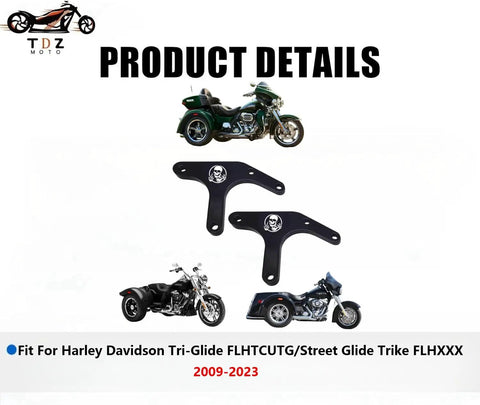 1.5 Inch Lift Kit for Harley Tri Glide Ultra FLHTCUTG Street Glide Trike FLHXXX with OE shock mount replacements