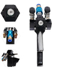 Heavy Duty PU Foam Spray Gun Featuring Slick Pneumatic Trigger And Self Cleaning Design, ergonomic handle, and durable metal components.