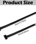 8 Piece Cradle Ratchet Strap Kit For Bike Racks And Roof Carriers, Includes 13.78 Inch Long Straps And 9.84 Inch Short Straps