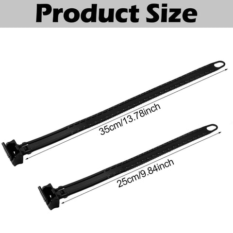8 Piece Cradle Ratchet Strap Kit For Bike Racks And Roof Carriers, Includes 13.78 Inch Long Straps And 9.84 Inch Short Straps