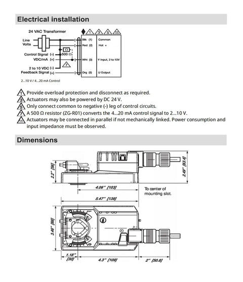 Pro Grade Modulating Actuator For Damper Control In Commercial Hvac Systems With Non Fail Safe Setup Featuring No Fuss Installation And Built Solid Construction For Smooth Airflow Control And Zero Headache Maintenance
