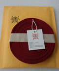 Silk Ito Sageo Wrapping Cord Sixteen Point Four Ft for Katana Wakizashi Samurai Swords shown in packaging
