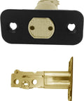 Keyed Alike Front Door Lock Set With Deadbolt And Knob, Oil Bronze Finish, 5 Pack, latch mechanism detail