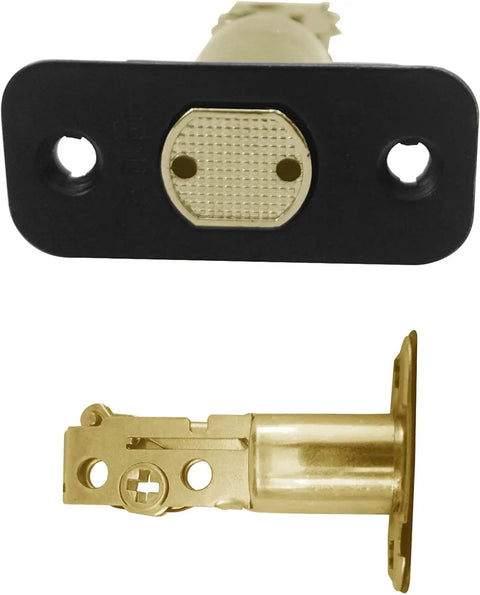 Keyed Alike Front Door Lock Set With Deadbolt And Knob, Oil Bronze Finish, 5 Pack, latch mechanism detail