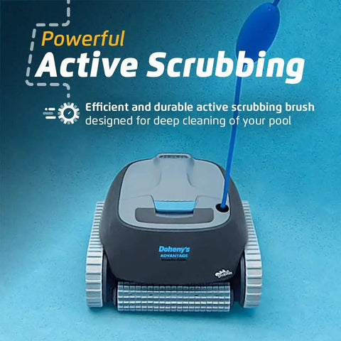 Advantage Pro Automatic Robotic Pool Vacuum Cleaner With Wall Climbing And Active Scrubbing For In Ground Pools Up To 33 Feet